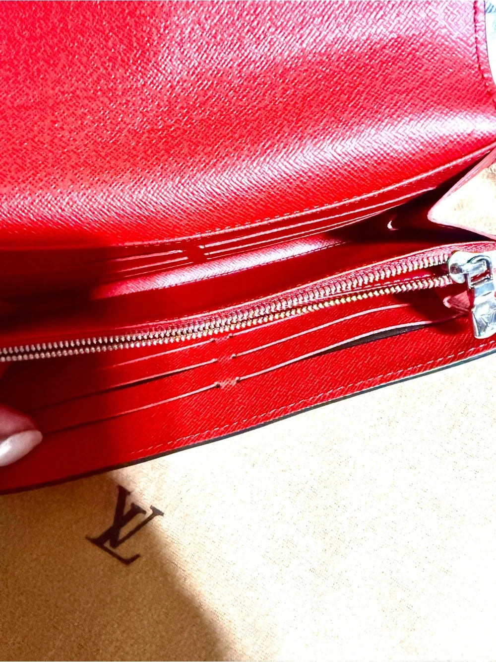 Louis Vuitton bright red
